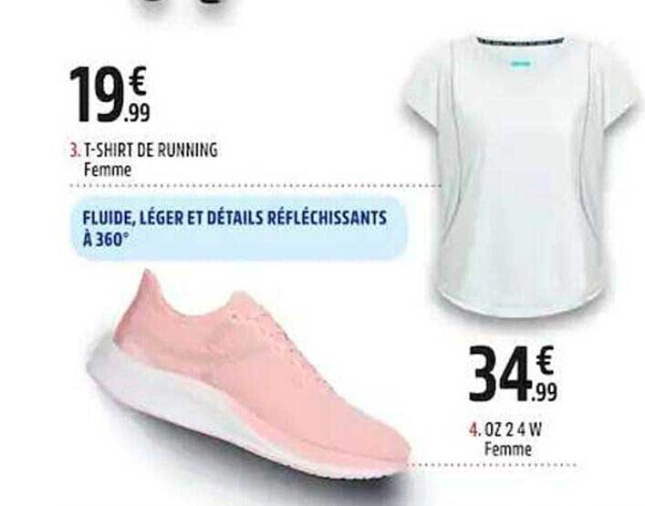 T-shirt De Running Femme