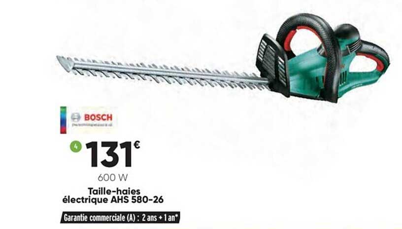 taille-haies électrique ahs 580-26 bosch