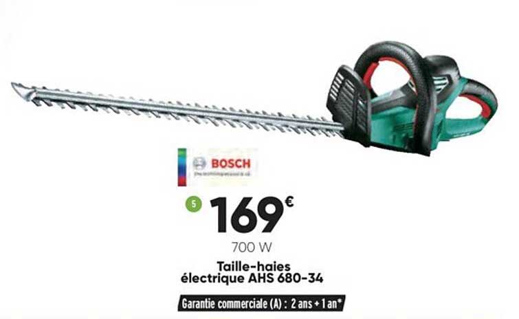 taille-haies électrique ahs 680-34 bosch