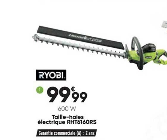 taille-haies électrique rht6160rs ryobi