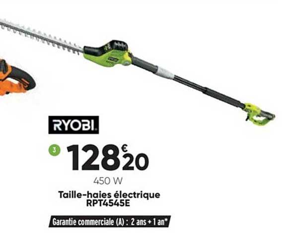 taille-haies électrique rpt4545e ryobi
