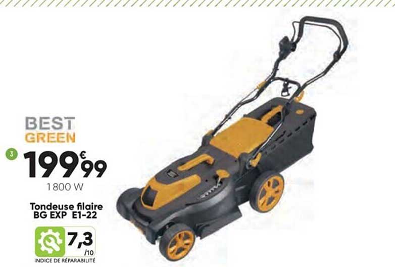 tondeuse filaire bg exp e1-22 bestgreen
