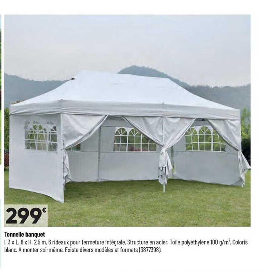 tonnelle banquet