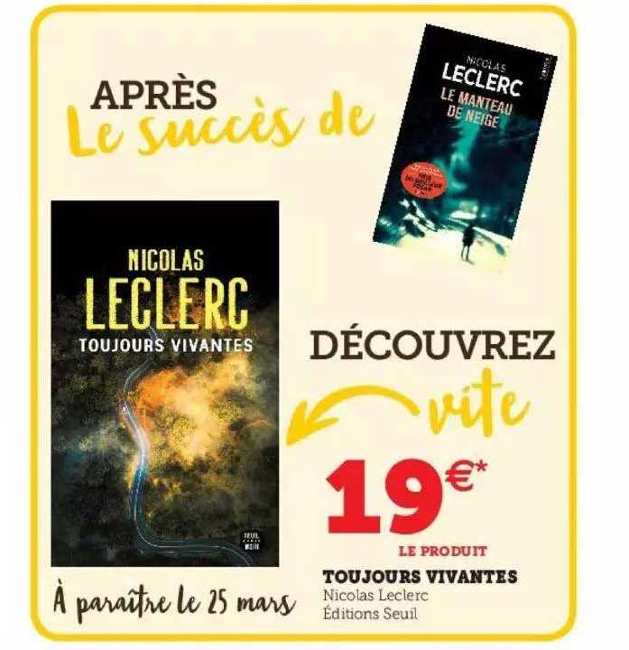 toujours vivantes - nicolas leclerc