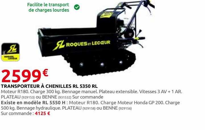 Transporteur à Chenilles Rl 5350 Rl Roques Et Lecoeur