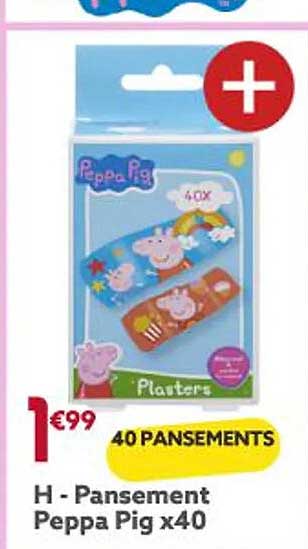 pansement peppa pig x 40