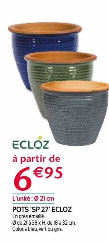 pots 'sp 27' ecloz
