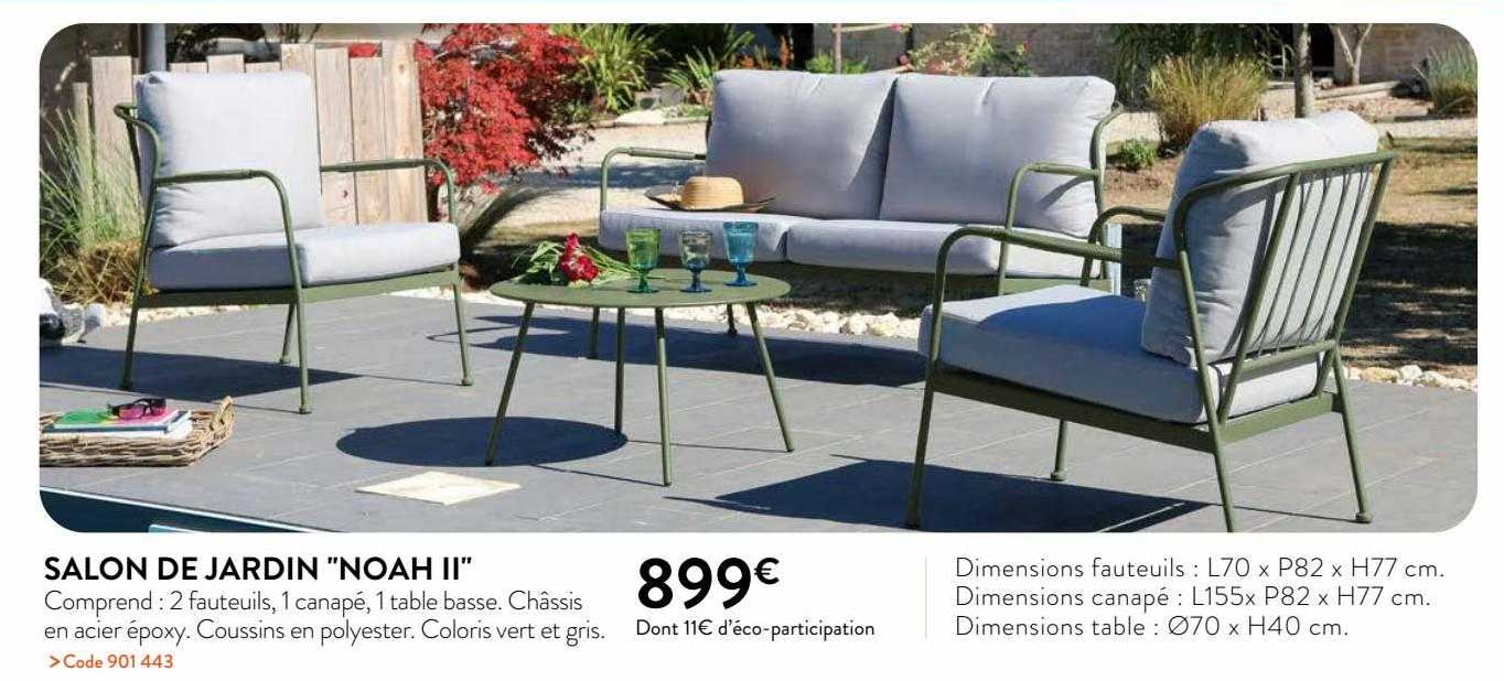 salon de jardin "noah II"