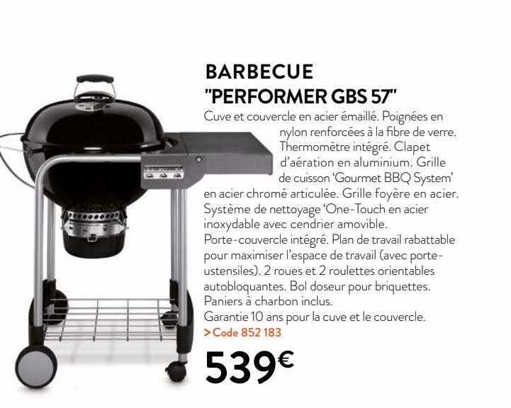 barbecue "performer gbs 57"