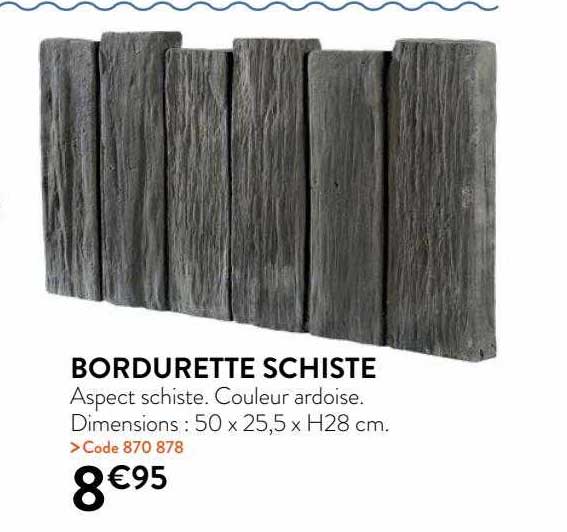 bordurette schiste