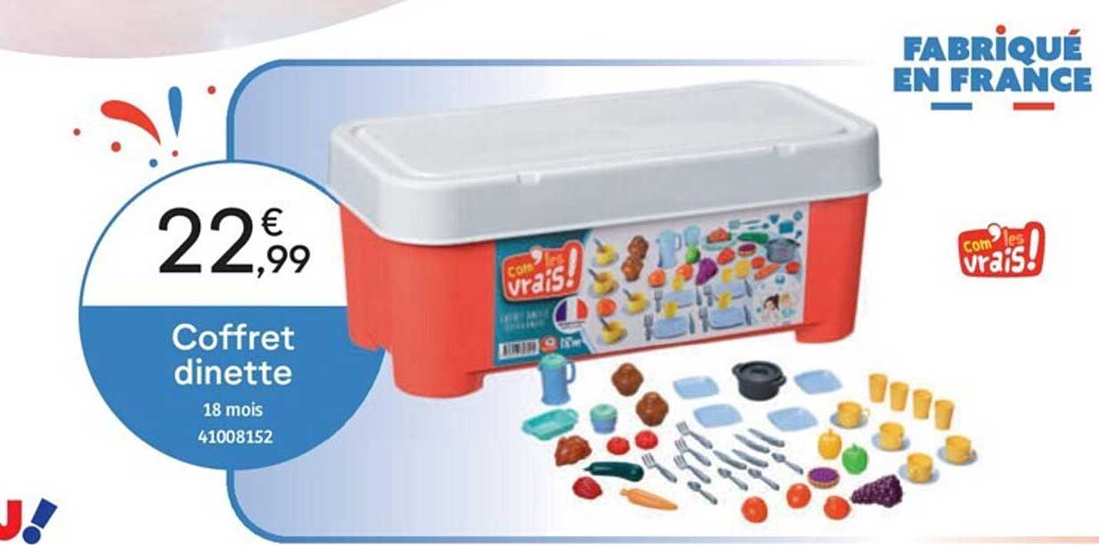 coffret dinette com'les vrais!