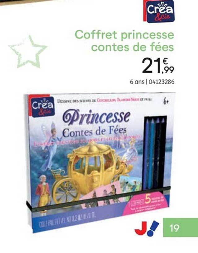 coffret princesse contes de fées crea & cie