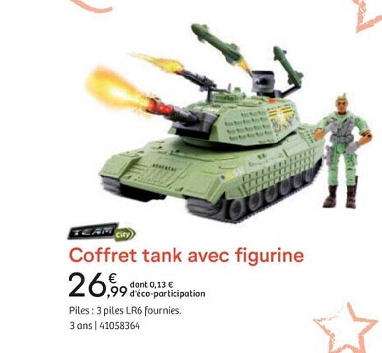 coffret tank avec figurine team city