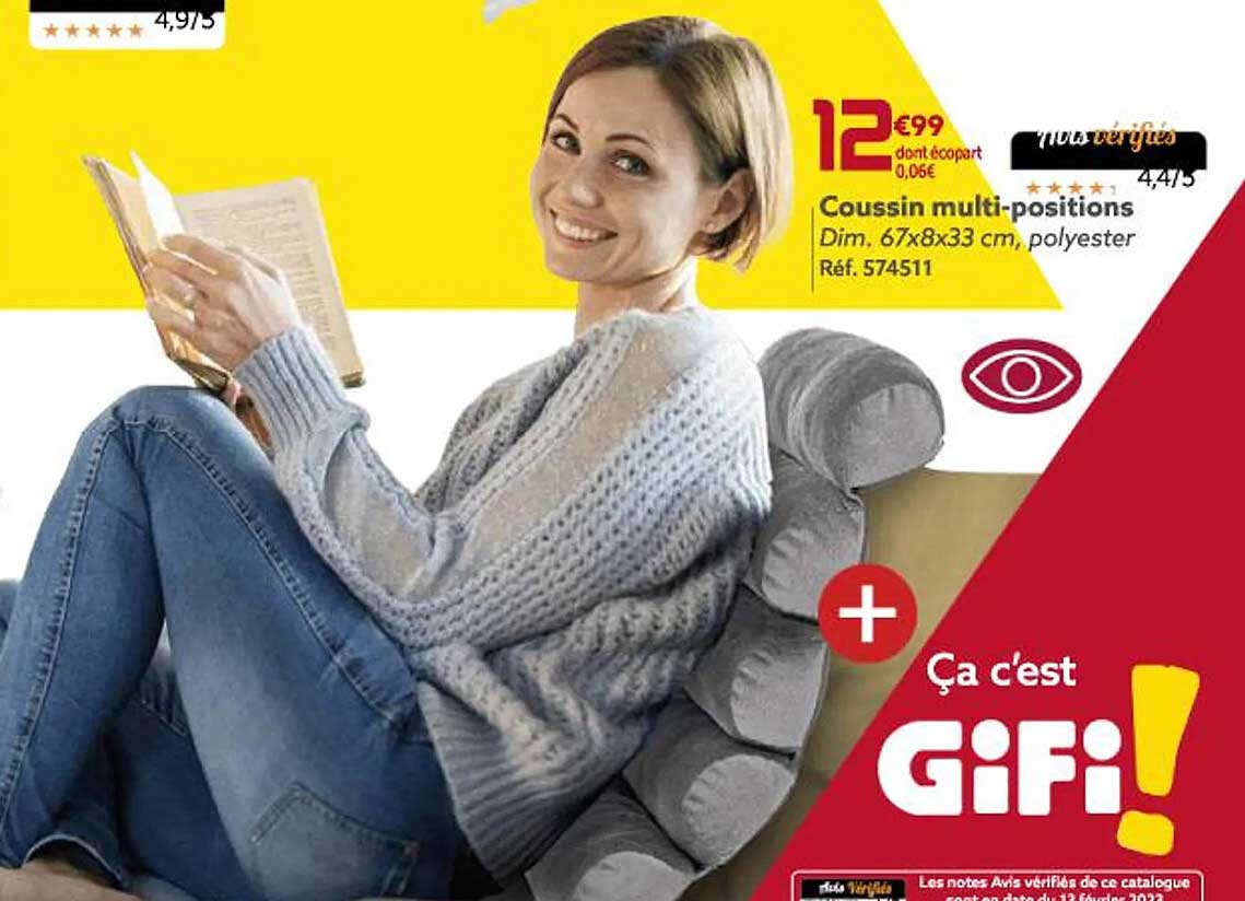 coussin multi-positions