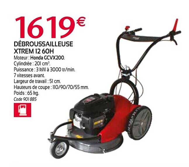 débroussailleuse xtrem 12 60h