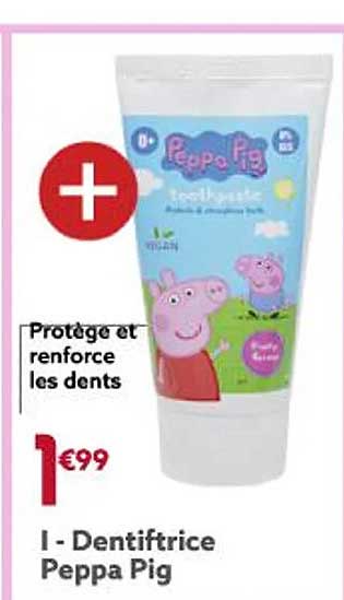 dentifrice peppa pig