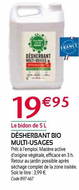 désherbant bio multi-usages