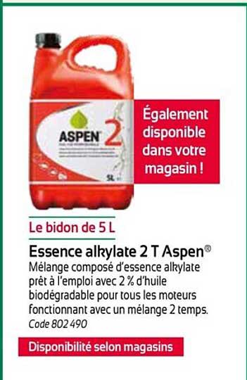 essence alkylate 2 t aspen