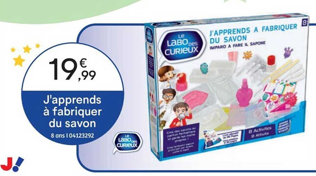 j'apprends à fabriquer du savon