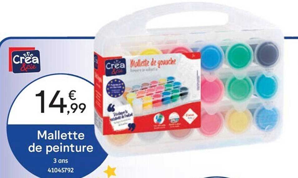 mallette de peinture crea & cie