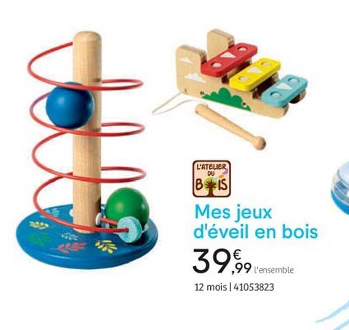 mes jeux d'éveil en bois