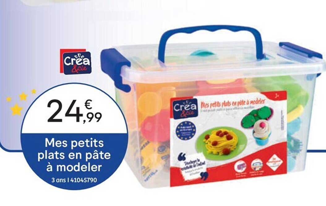 mes petits plats en pâte à modeler crea & cie