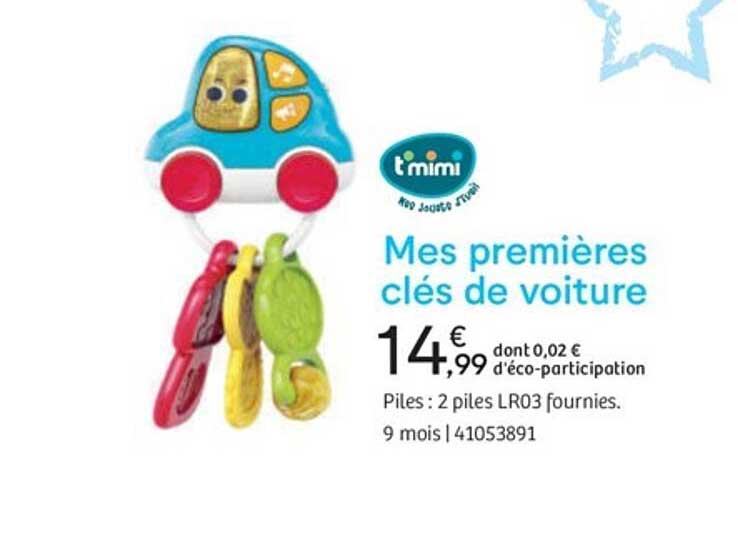 mes premières clés de voiture tmimi