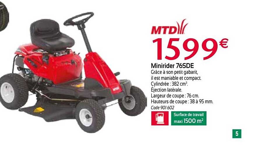 minirider 76sde