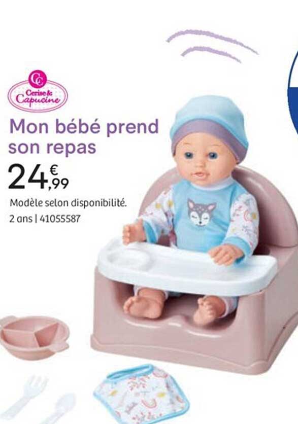 Mon Bébé Prend Son Repas Cerise & Capucine
