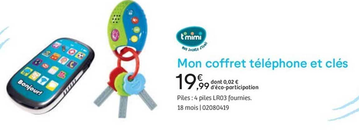 mon coffret téléphone et clés tmimi