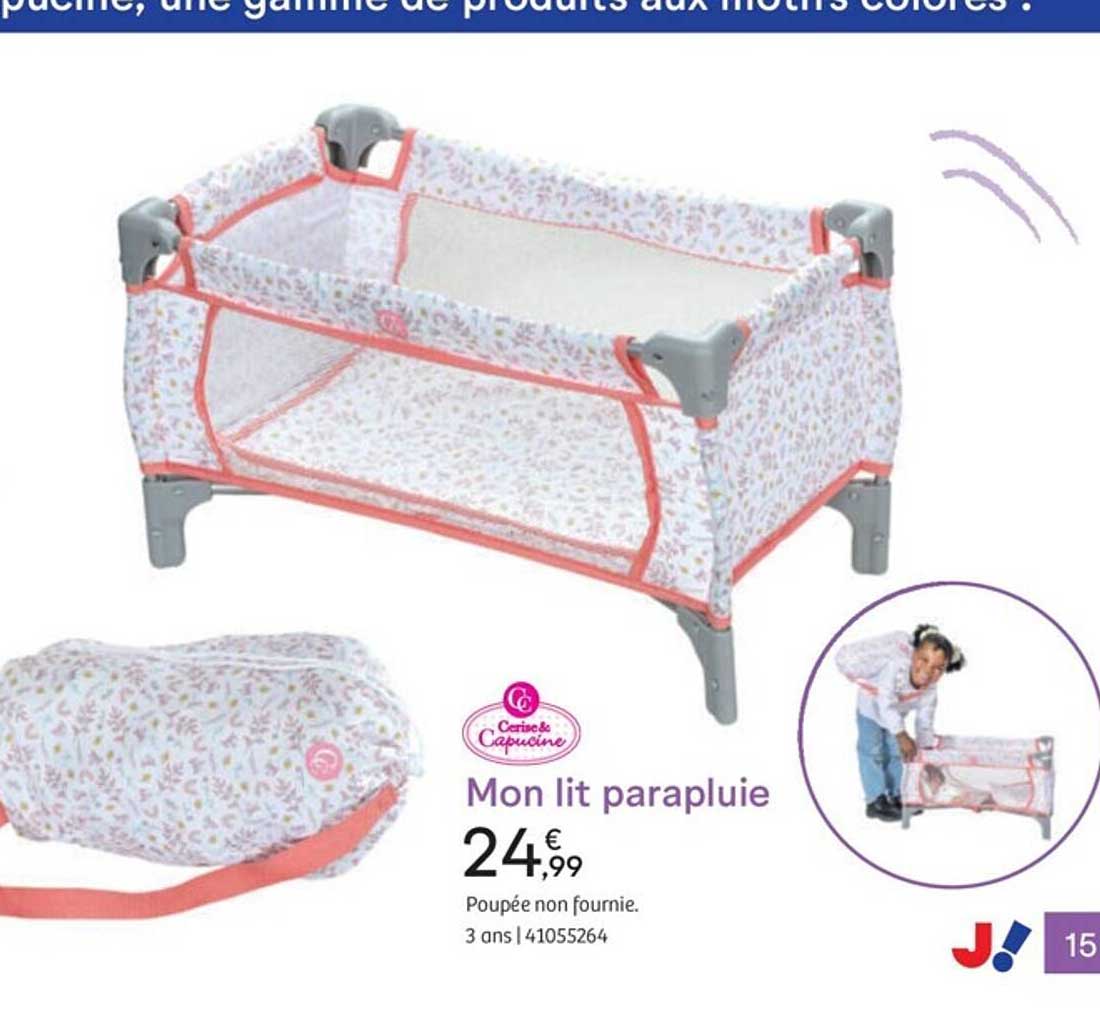 Mon Lit Parapluie Cerise & Capucine