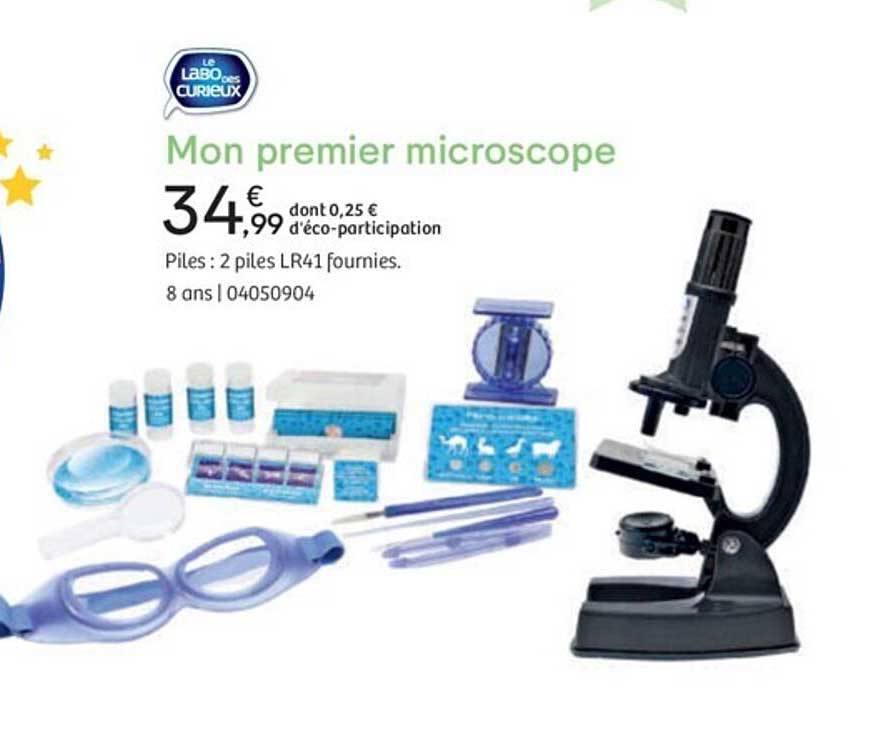mon premier microscope le labo des curieux