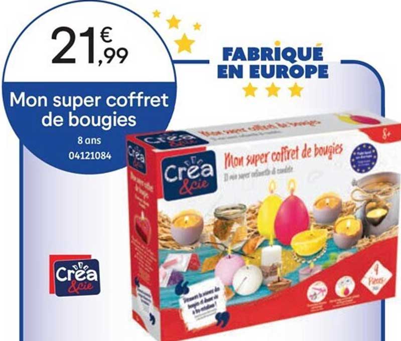 mon super coffret de bougies crea & cie