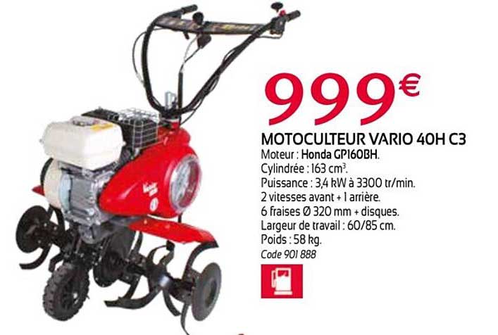 motoculteur vario 40h c3