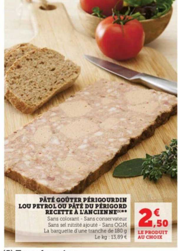 pâté goûter périgourdin lou peyrol ou pâté du périgord recette à l'ancienne