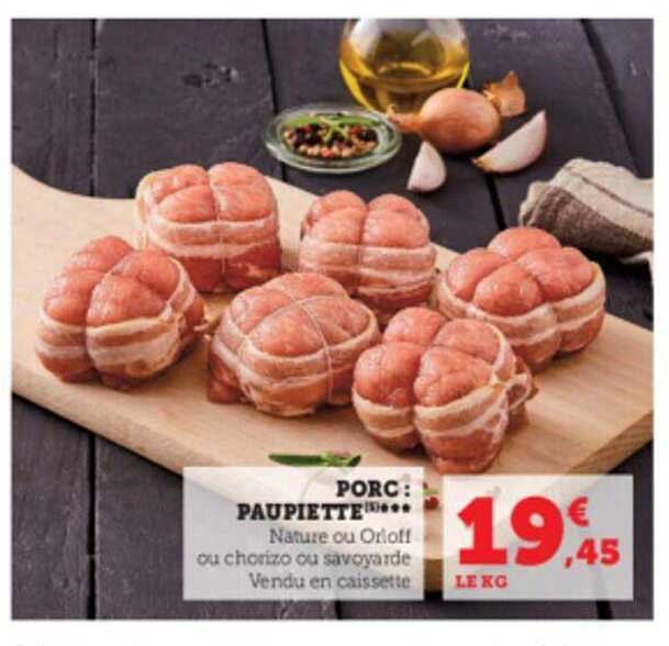 Porc : Paupiette