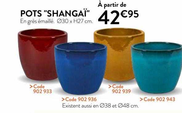 pots "shangaï"