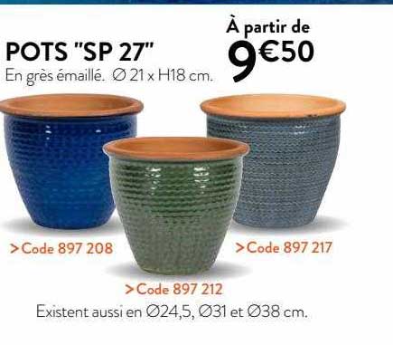 pots "sp 27"