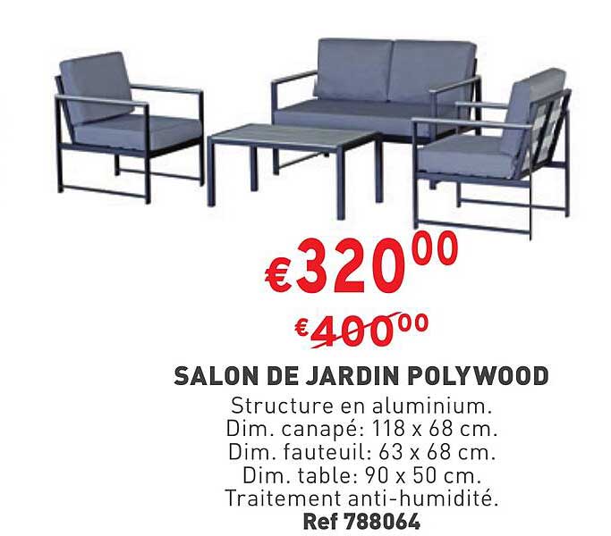 salon de jardin polywood