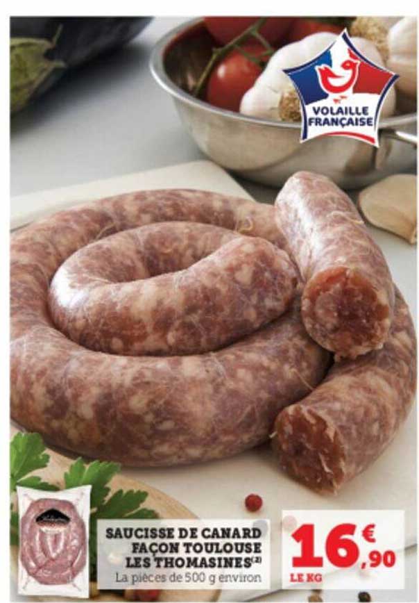 saucisse de canard façon toulouse les thomasines