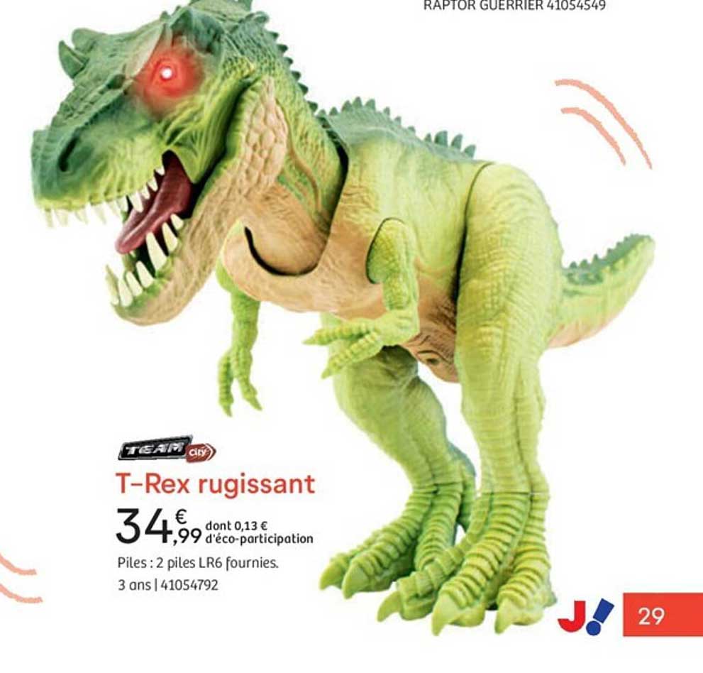 t-rex rugissant team city