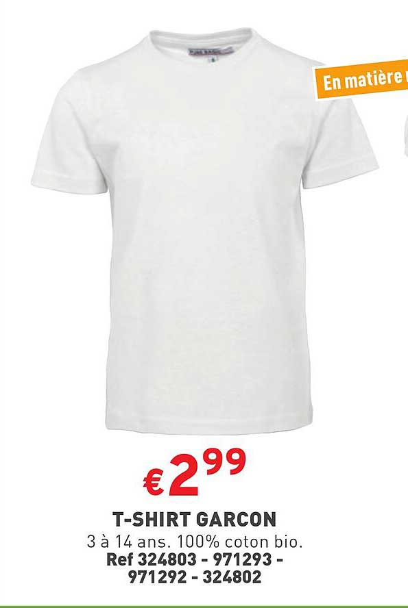 t-shirt garçon