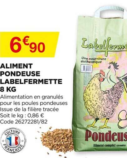 aliment pondeuse label fermette