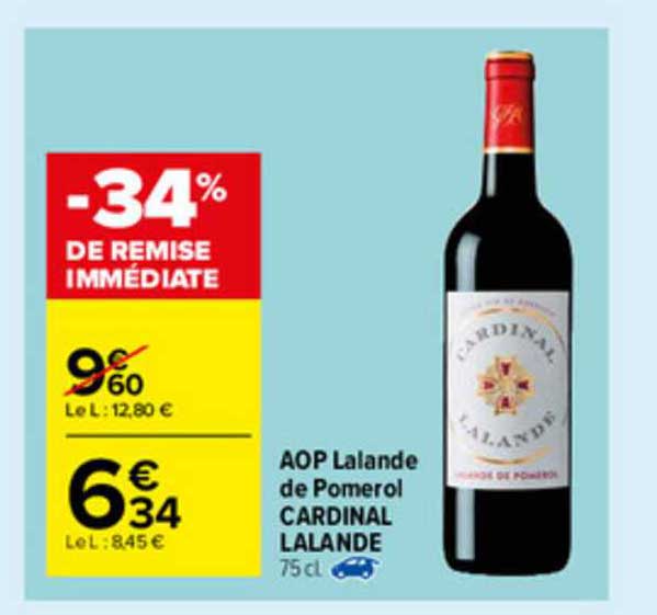aop lalande de pomerol cardinal lalande