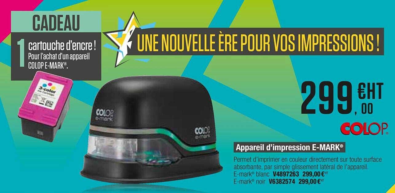 appareil d'impression e-mark colop