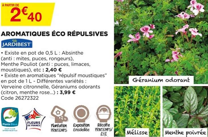 aromatiques éco répulsives jardibest