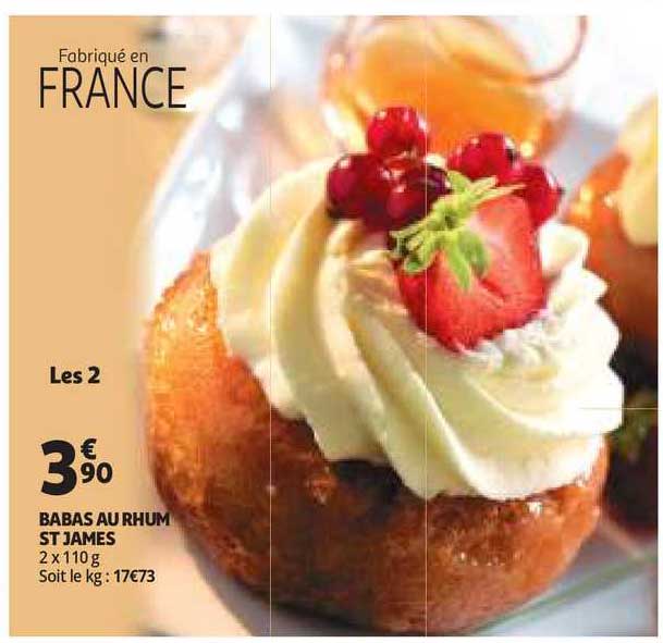 babas au rhum st james