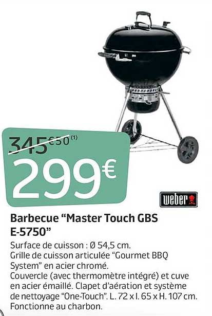 barbecue "master touch gbs e-5750