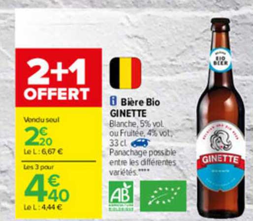 bière bio ginette