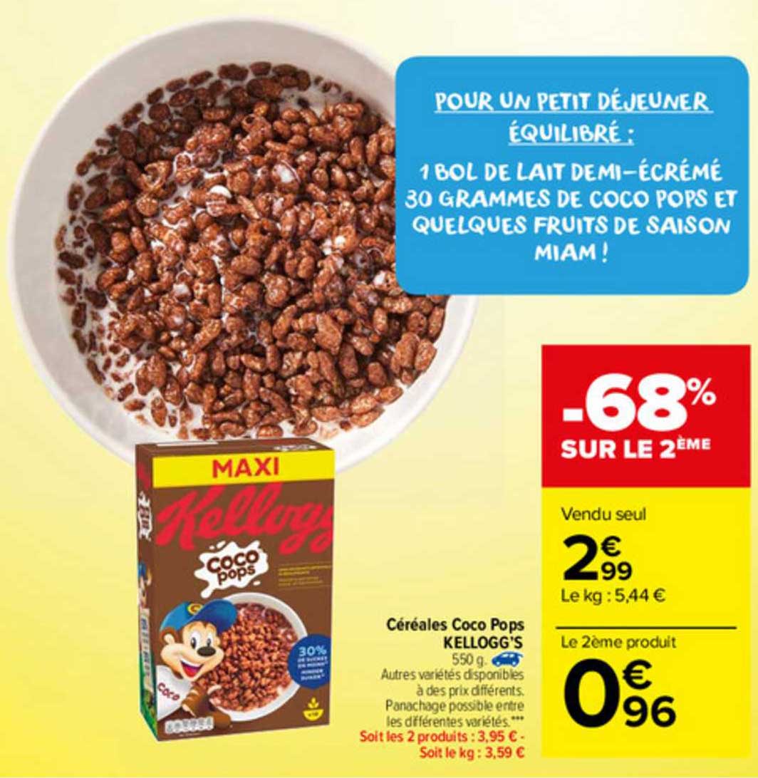 céréales coco pops kellogg's